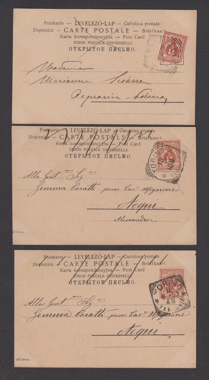 Serie completa 7 cartoline Caricatura prete protestante SBW n 443 …