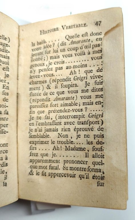Settecentina Grigri 1745 Storia Vera Giappone-Portogallo-Francia