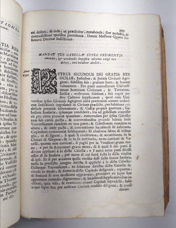 Settecentina Palermo 1706 Privilegi e Storia della Città M. De …