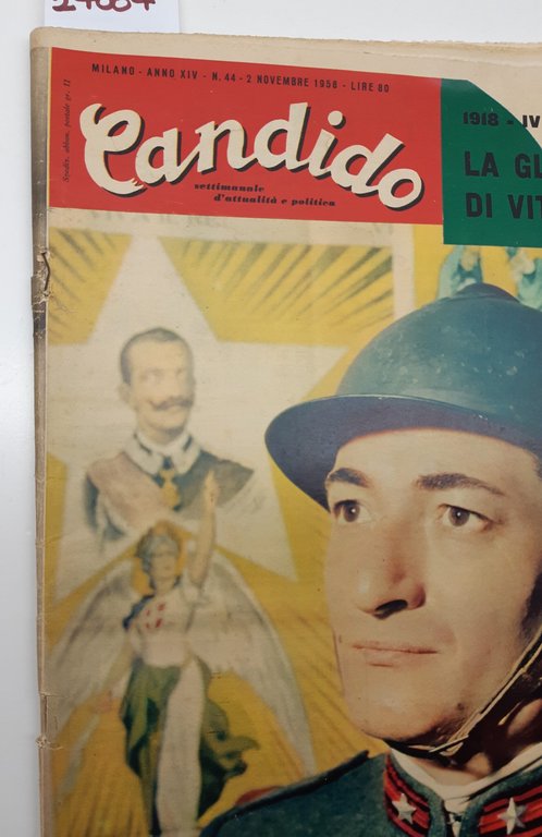 Settimanale attualità politica Candido numero 44 1958