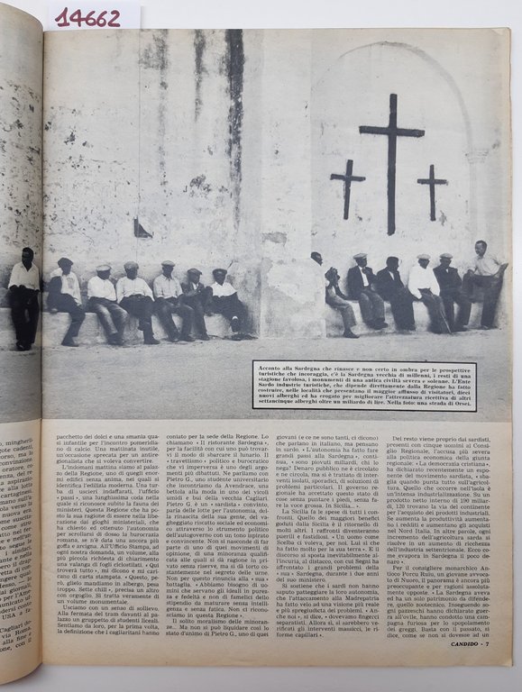 Settimanale da attualità politica Candido numero 9 1958