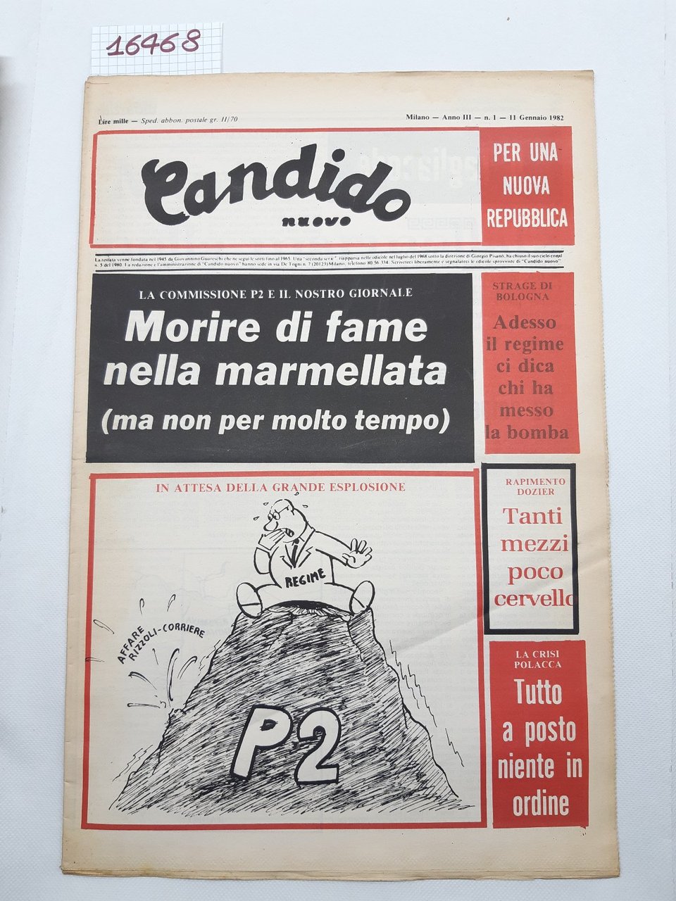 Settimanale Nuovo Candido per una nuova Repubblica numero 1 11 …