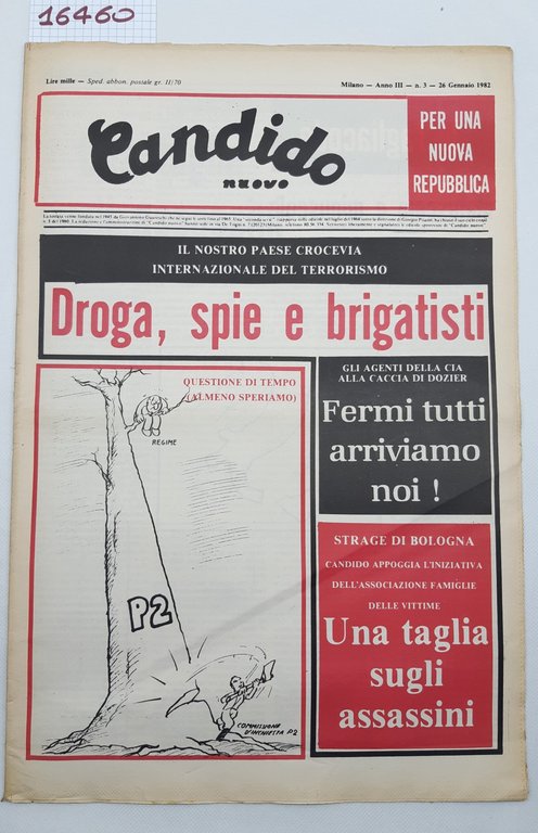 Settimanale Nuovo Candido per una nuova Repubblica numero 3 26 …