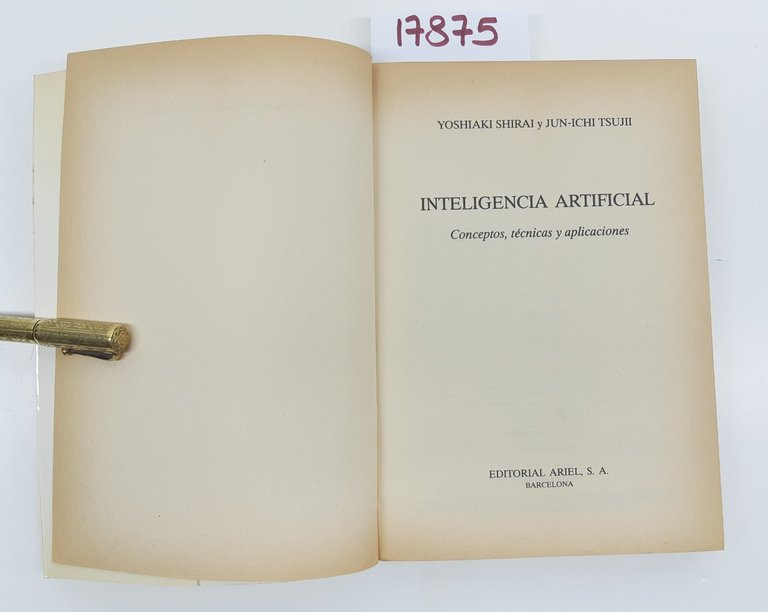 Shirai Tsujii Inteligencia artificial Ariel 1987 1° edizione | Immagine Gallery 3
