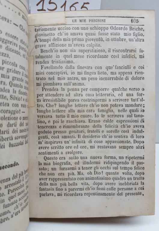 Silvio Pellico Le mie prigioni Pagnoni 1872 | Immagine Gallery 6