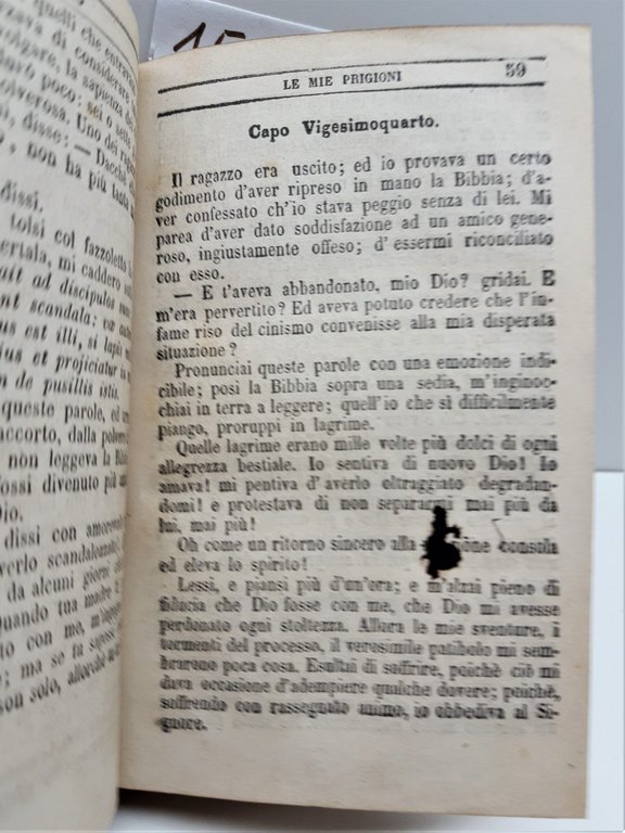 Silvio Pellico Le mie prigioni Pagnoni 1872 | Immagine Gallery 7