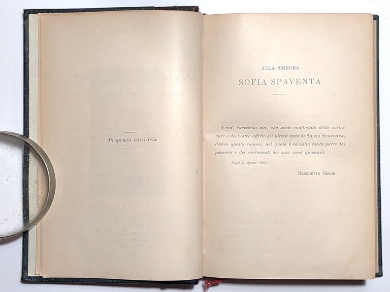 Silvio Spaventa dal 1848 al 1861 lettere scritti i documenti …