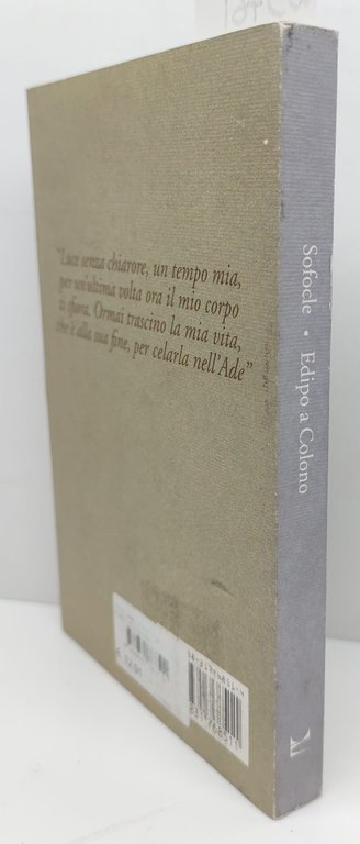 Sofocle, Edipo a Colono, Marsilio, 2000 | Immagine Gallery 2