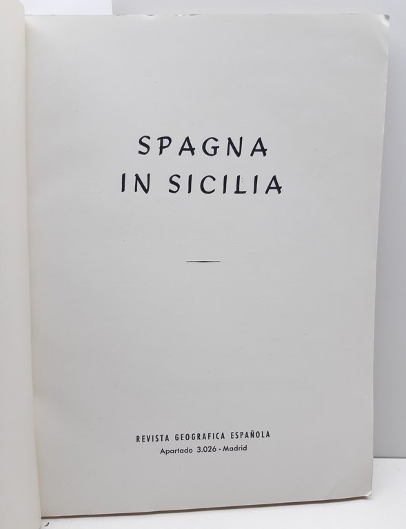 Spagna in Sicilia Rivista geografica Espanola 1930 c.a. | Immagine Gallery 3