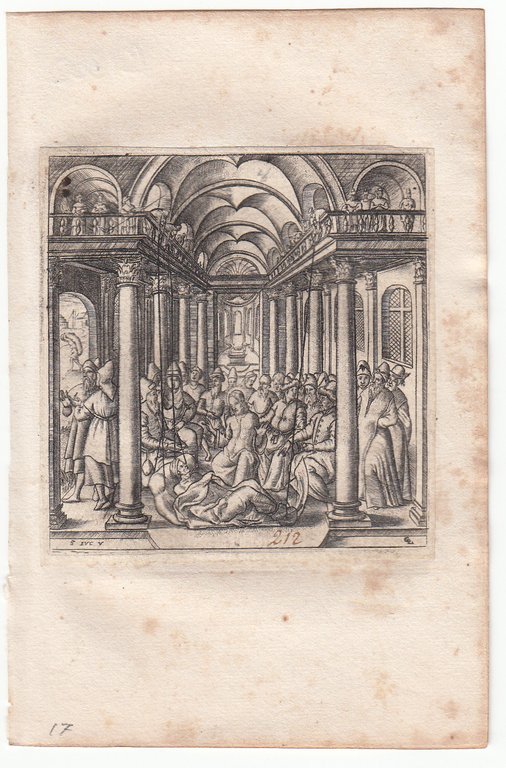 Stampa antica Old print Bulino L. Gaultier Luca V S. … | Immagine Gallery 2
