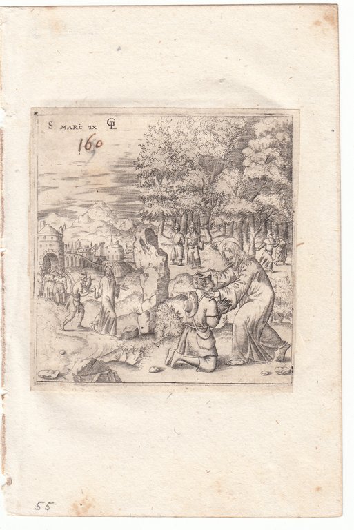 Stampa antica Old print Bulino L. Gaultier Marco IX Gesu' … | Immagine Gallery 2