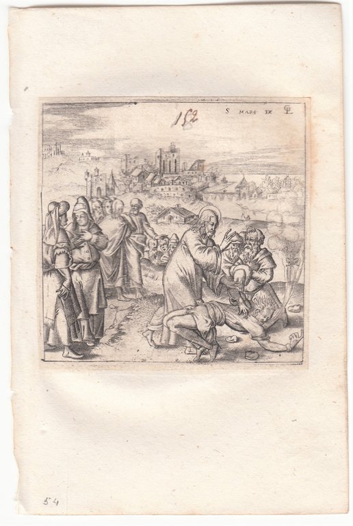 Stampa antica Old print Bulino L. Gaultier Marco IX Gesù … | Immagine Gallery 2