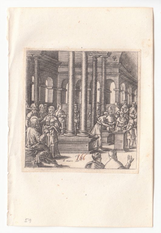 Stampa antica Old print Bulino L. Gaultier Marco XII Il … | Immagine Gallery 2