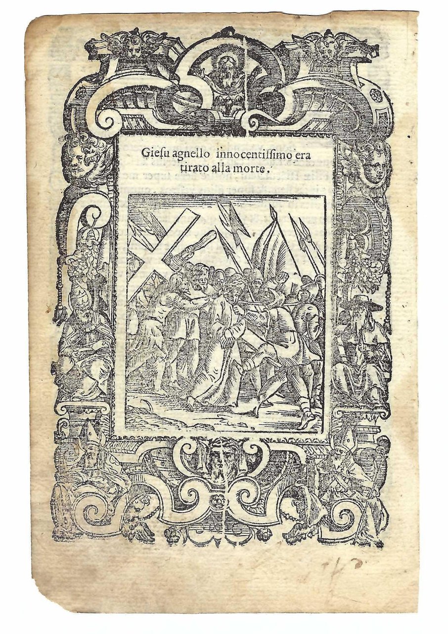 Stampa old print Gesù è l'agnello di Dio A. Da …