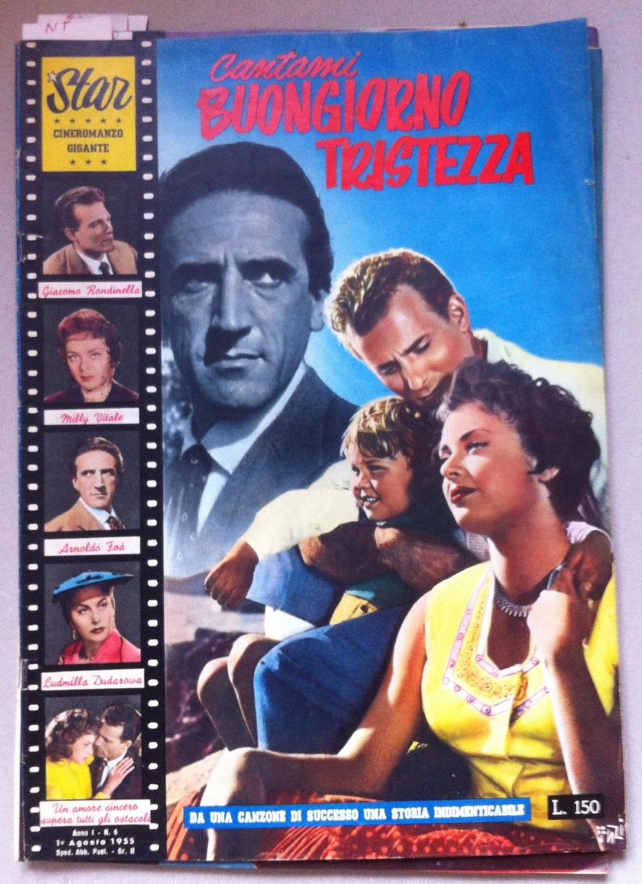 Star Cineromanzo Disperato Addio Massimo Girotti, Lise Bourdin, Andrea Cecchi