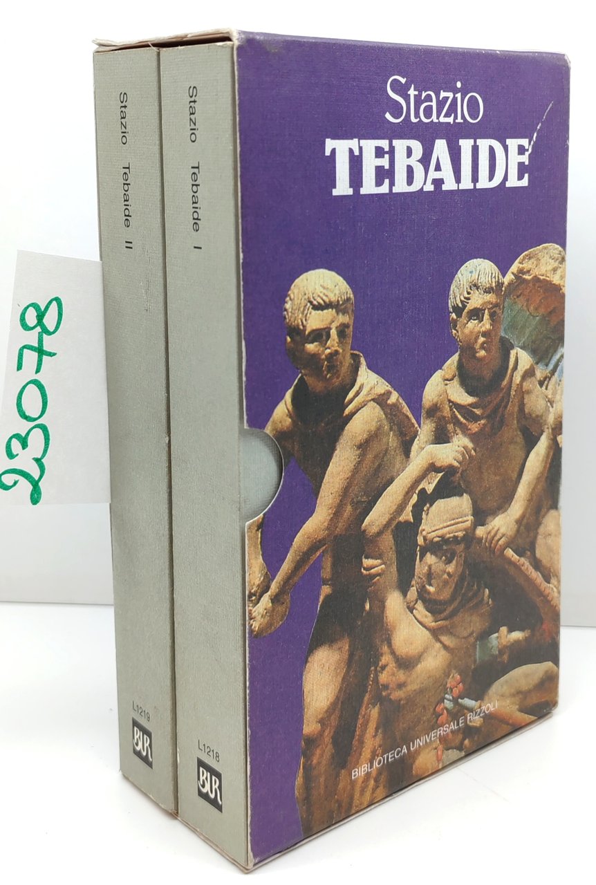 Stazio Tebaide due volumi BUR Rizzoli 1° edizione 1998 | Immagine principale