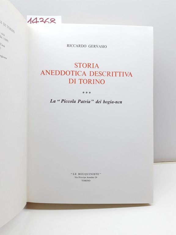 Storia aneddotica descrittiva di Torino 3 La Piccola Patria dei … | Immagine Gallery 3