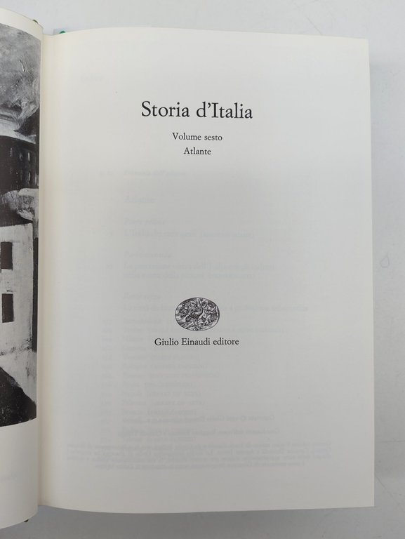Storia d'Italia L'atlante Einaudi 1966 | Immagine Gallery 5