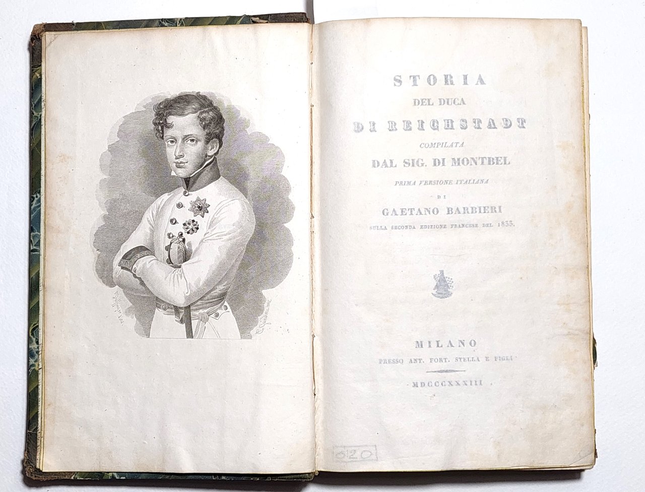 Storia del Duca di Reichstadt compilata dal sig. Di Montbel …