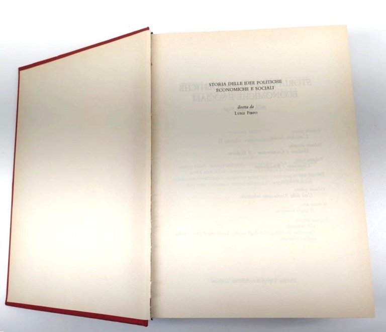 Storia delle idee politiche economiche e sociali L. Firpo UTET …