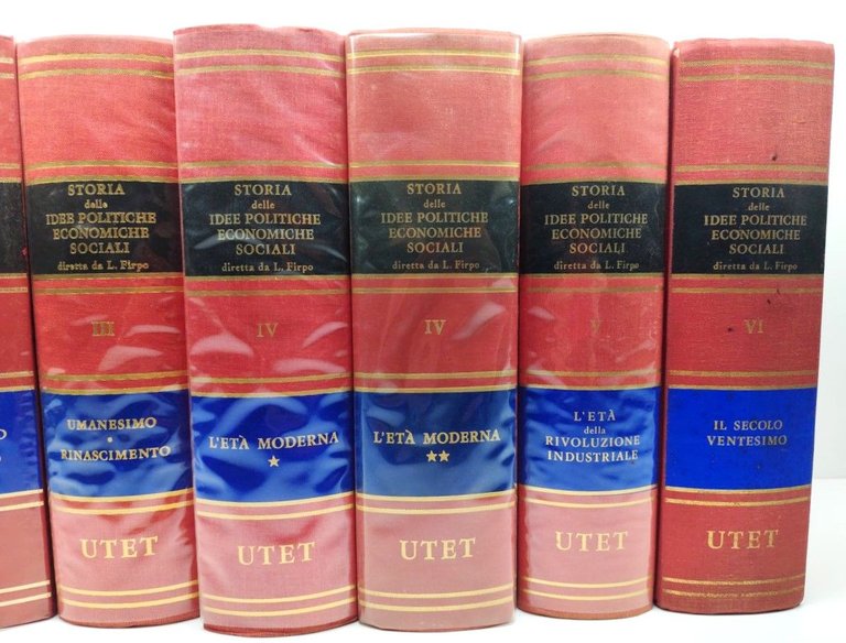 Storia delle idee politiche economiche e sociali L. Firpo UTET …