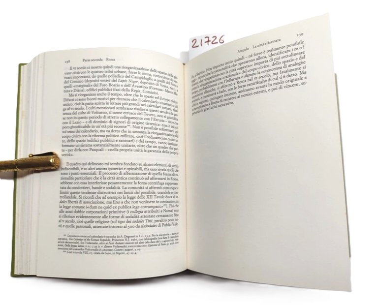 Storia di Roma 1 Roma in Italia Einaudi 1988