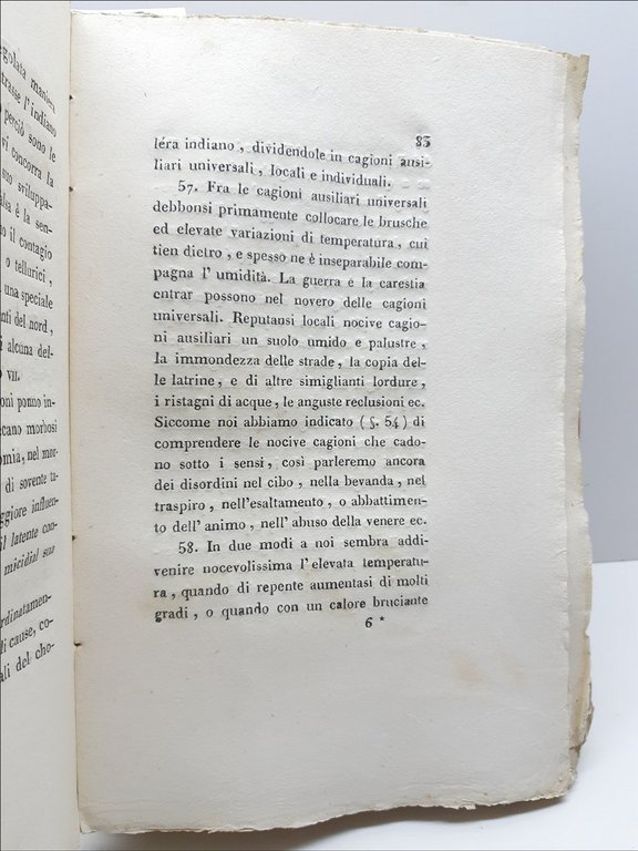 Storia medica del cholera indiano osservato a Parigi da Agostino …