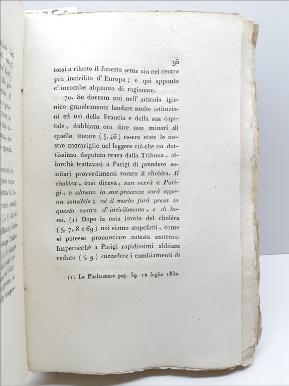 Storia medica del cholera indiano osservato a Parigi da Agostino …