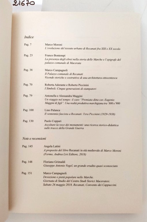 Storia & storia nelle Marche società cultura migrazione Spazio Cultura …