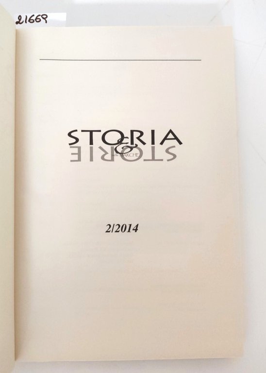 Storia & storia società cultura migrazioni Spazio Cultura n. 2 …