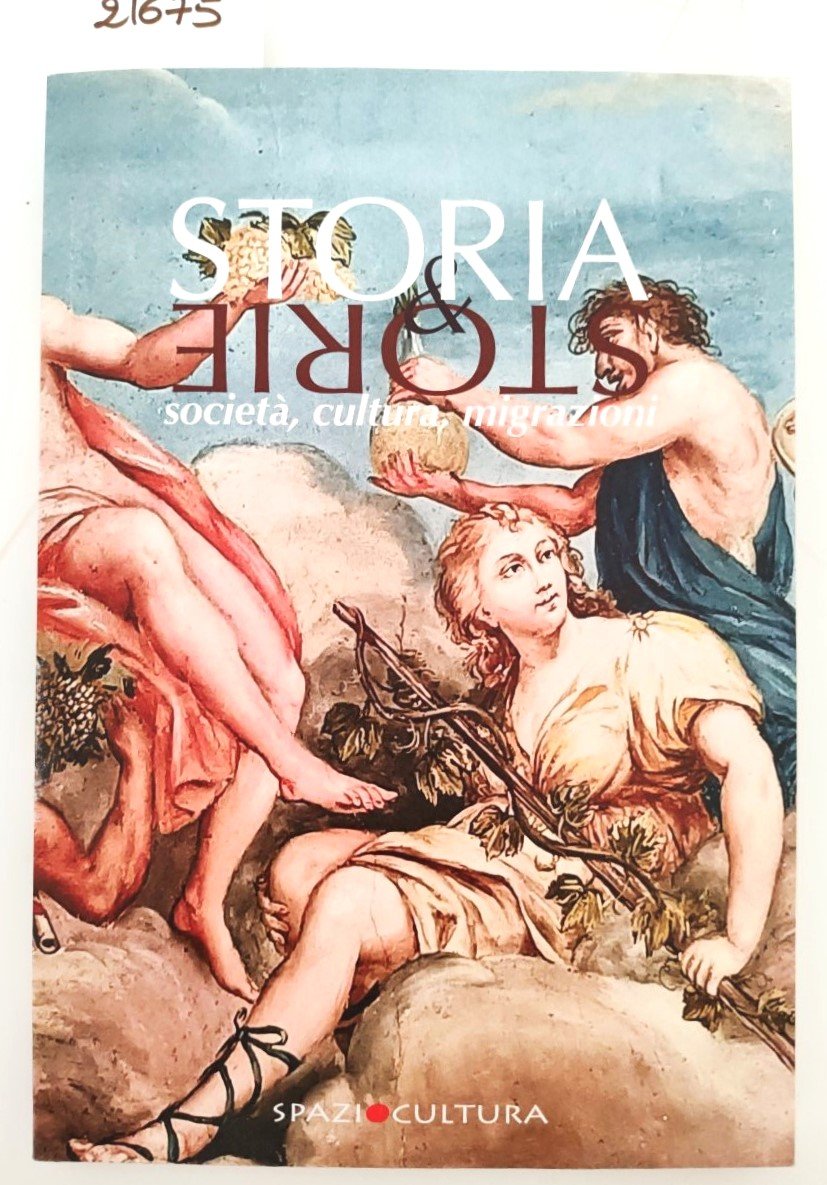 Storia & storie società cultura migrazioni Spazio Cultura numero 9 …