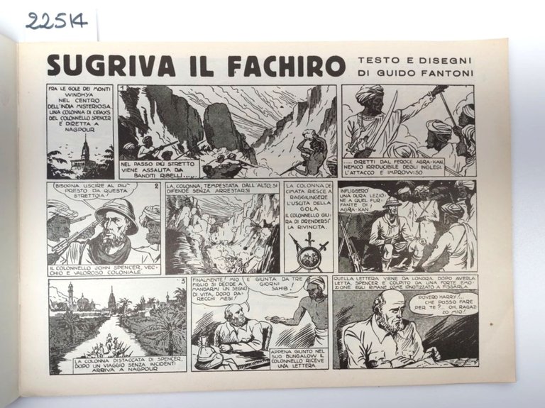 Sugriva il fachiro testo i disegni di Fantoni Nerbini ristampa …
