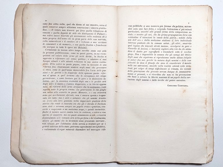 Sull'Istoria moderna del Regno di Sicilia nel memorie segrete dell'abate …