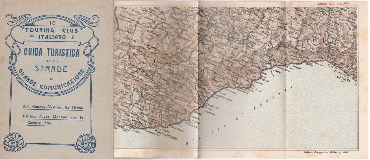 T.C.I. Guida turistica delle strade di grande comunicazione Bologna Rimini …