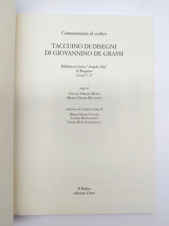 Taccuino di disegni di Giovannino de Grassi.1.21 Civica biblioteca Angelo …