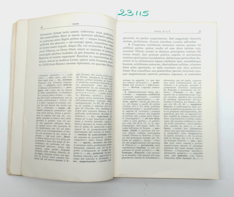 Tacito Da Tiberio a Vespasiano Loffredo ristampa 1969 | Immagine Gallery 5