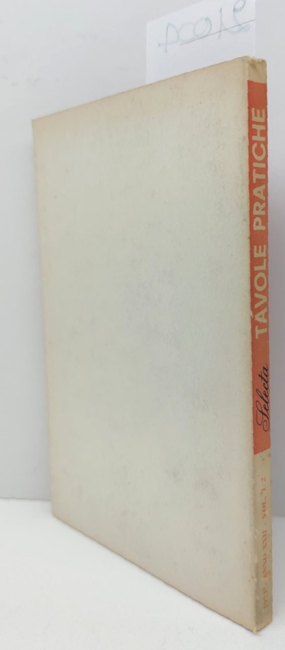Tavole pratiche Selecta 1971 1° volume Vister