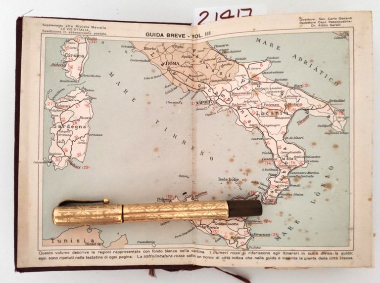 TCI Italia meridionale insulare Libia guida breve 3° volume 1940