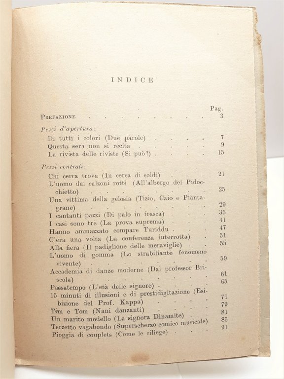 Teatro A Beltrami Schizzi e scherzi per intermezzi 4∞ edizione …