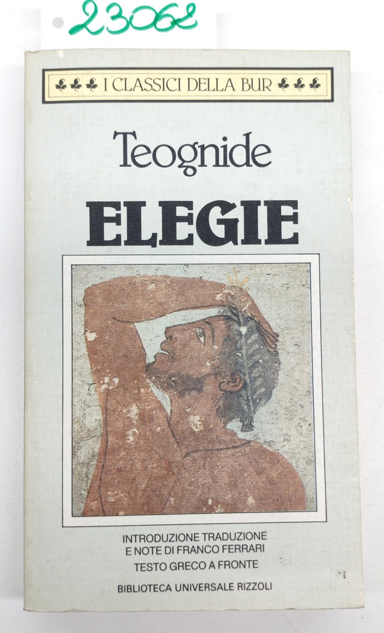Teognide Elegie BUR Rizzoli 1° edizione 1989 | Immagine principale