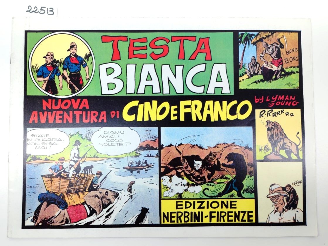 Testa bianca Nuova avventura di Cino e Franco Nerbini ristampa …