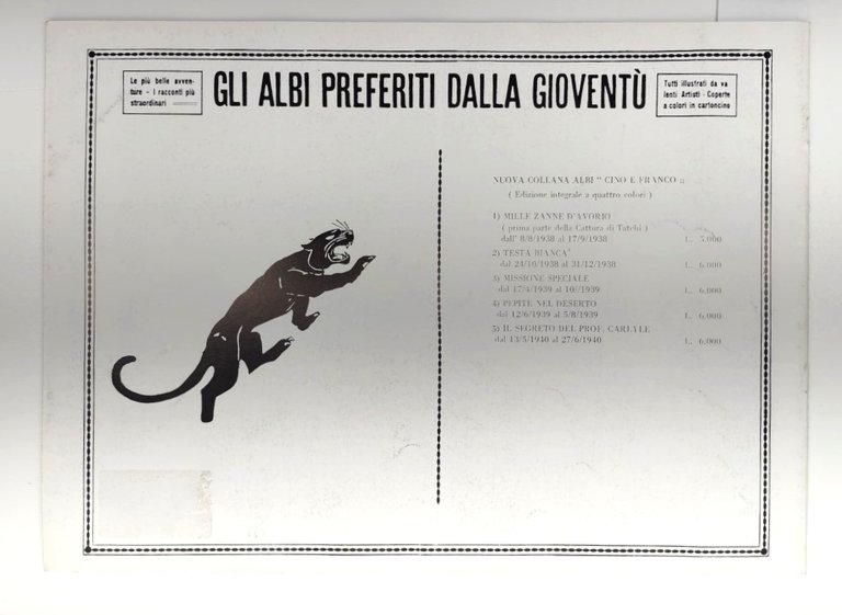 Testa bianca Nuova avventura di Cino e Franco Nerbini ristampa …