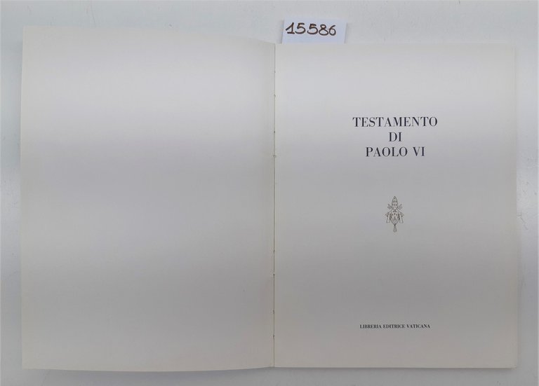 Testamento di Paolo VI Libreria Editrice Vaticana 1978 | Immagine Gallery 2