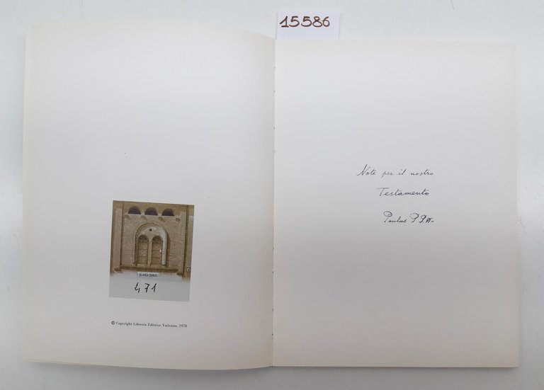 Testamento di Paolo VI Libreria Editrice Vaticana 1978 | Immagine Gallery 3