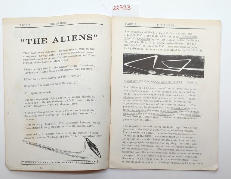 The Aliens by Hal Crawford Hayden e Kiwtha Hewes 1970