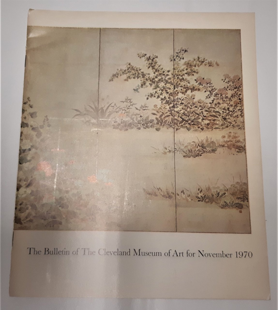 The Bulletin or the Cleveland Museum of art novembre 1970