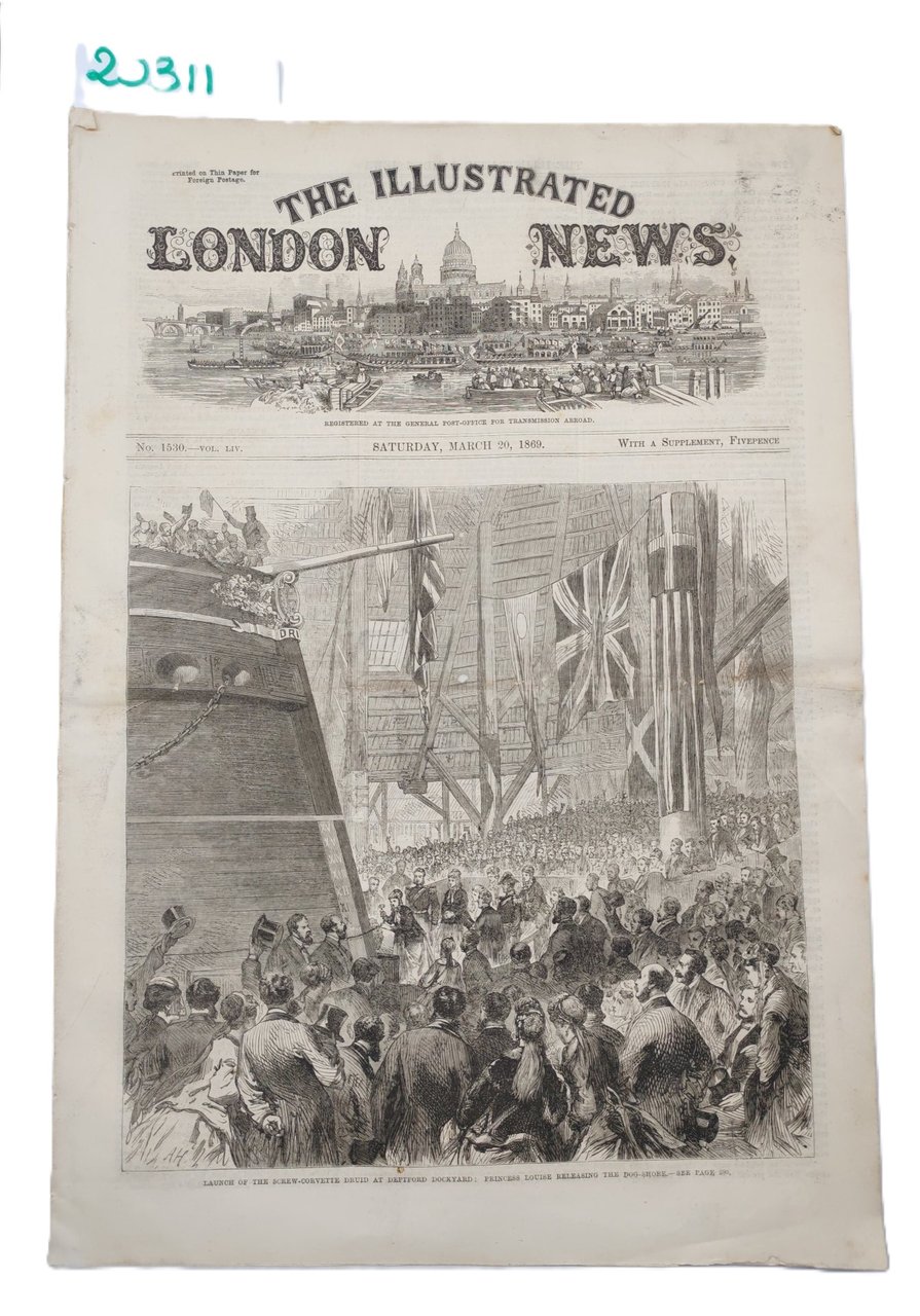 The illustrated London news 20 marzo 1869