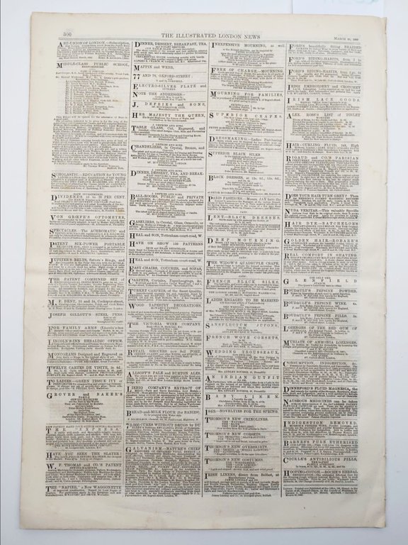 The illustrated London news 20 marzo 1869