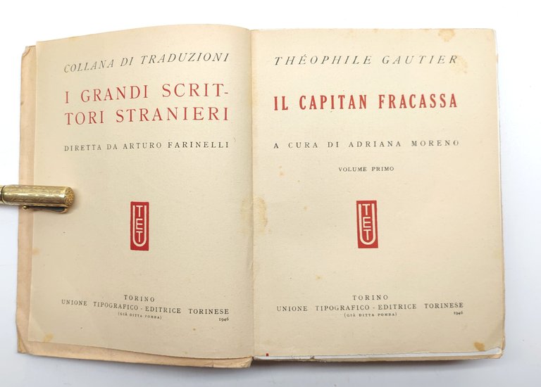 Théophile Gautier Capitan Fracassa (2 volumi) UTET 1946 | Immagine Gallery 4