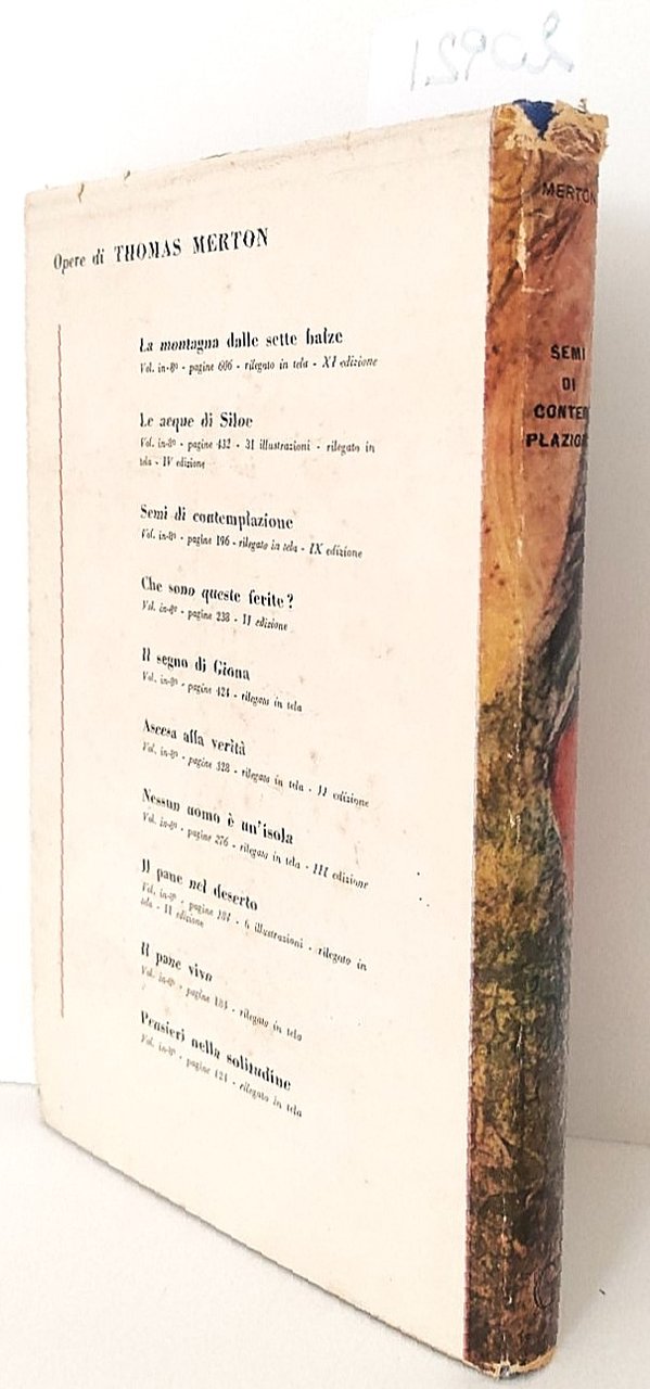 Thomas Merton Semi di contemplazione Garzanti 9° edizione 1959